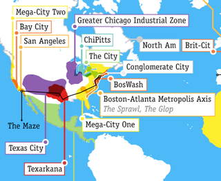 Illustration for article titled Here's A Map That Shows All The Future Megacities From Science Fiction